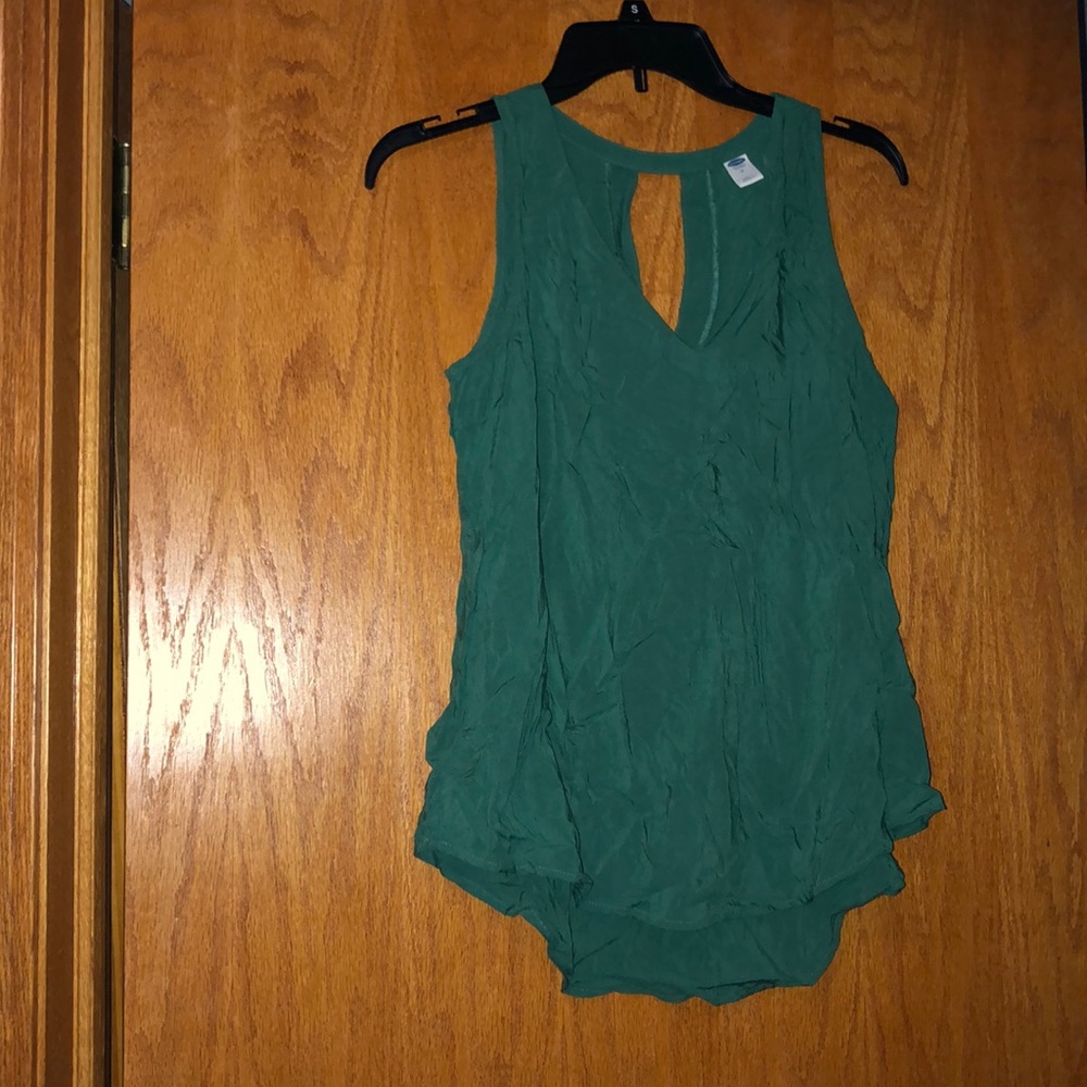 Green tank top